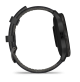 Venu 3 Slate stainless steel bezel with black case and black leather band - 010-02784-52- Garmin